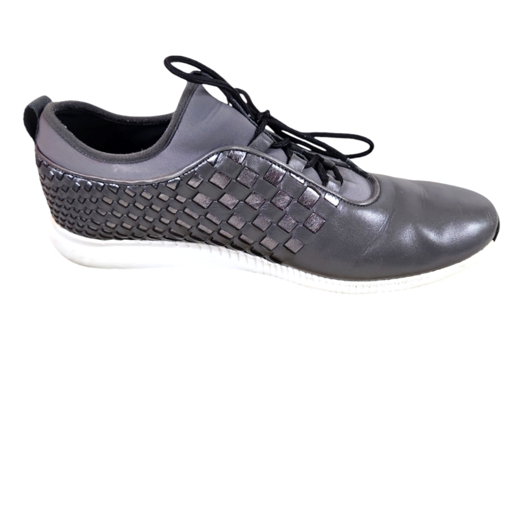 COLE HAAN, Studio Grand, women's Gray Leather casual shoes, Sz 8B